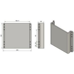 Z-Spars Winch Pad-Side Z1100 D628 151