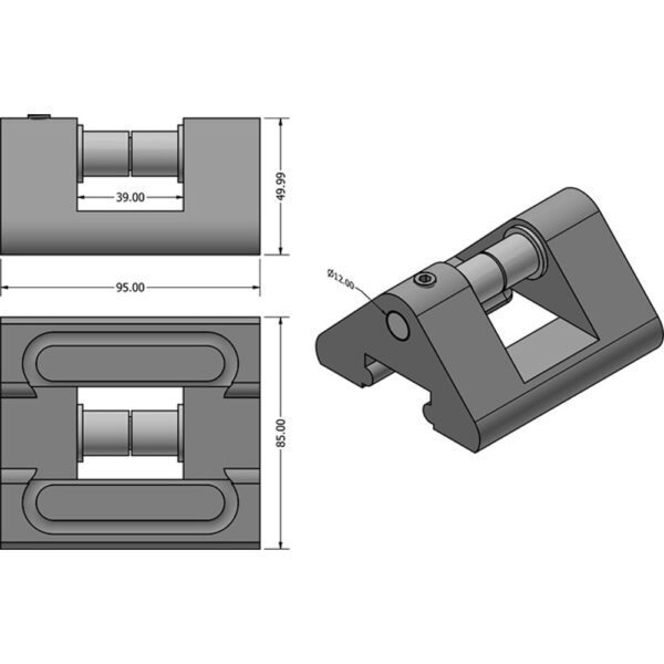 Z-Spars Intermediate Car For 32mm track 3454