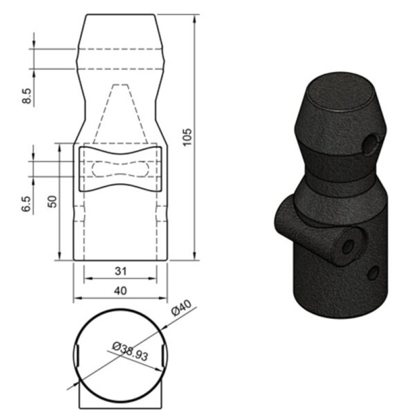 Z-Spars Drum Foil Connection Z1100E – Z1253E 4862