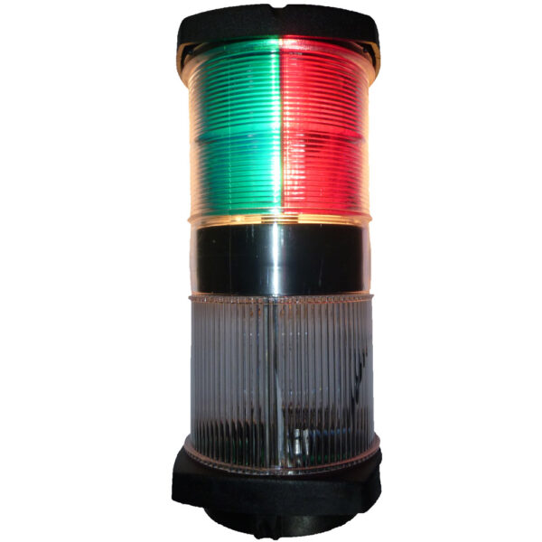 Mantagua Classic navigation light – horizontal – boat <20m - Tricolor + Anchor