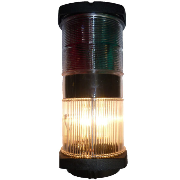 Mantagua Classic navigation light – horizontal – boat <20m - Tricolor + Anchor