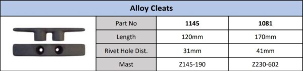 alloy cleats