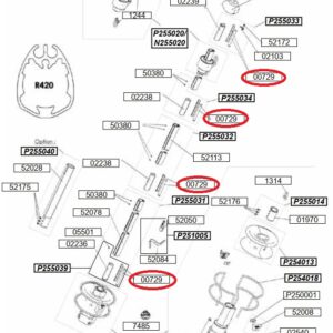 Profurl Plastic sheave 00729