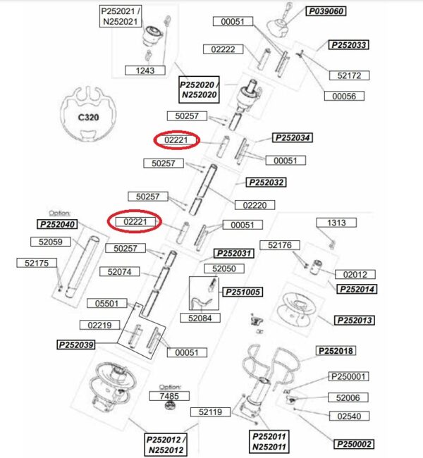 Profurl Intermediate Connector 02221