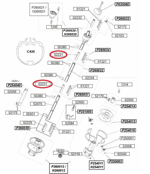 Profurl Intermediate Connector 02231