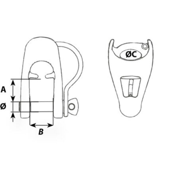 Wichard MXEvo – Captive pin