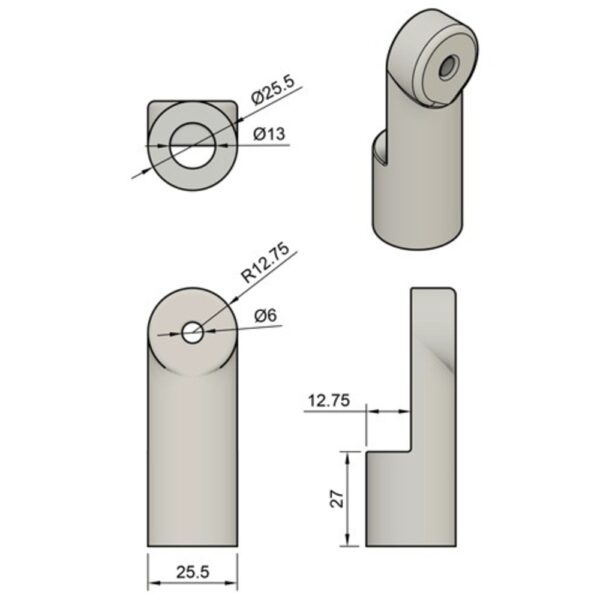 Z-Spars Strut tube 30mm 4067