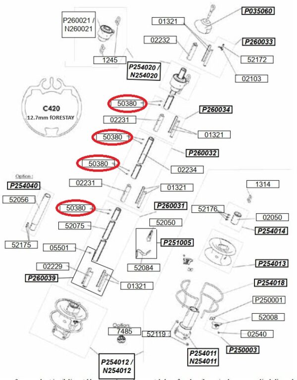 Profurl Screw M6x10 50380