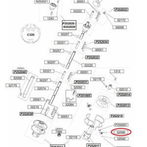 Profurl Ext Arc Arm Junction R250-R350-C390-C320-C290 52006