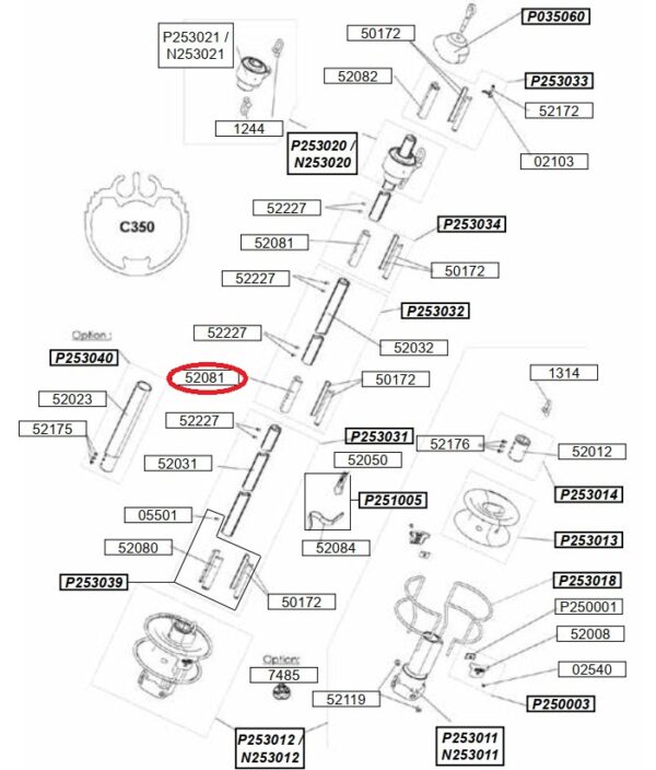 Profurl Intermediate Connector 52081