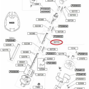 Profurl Intermediate Extrusion 2m R420 R430 52113