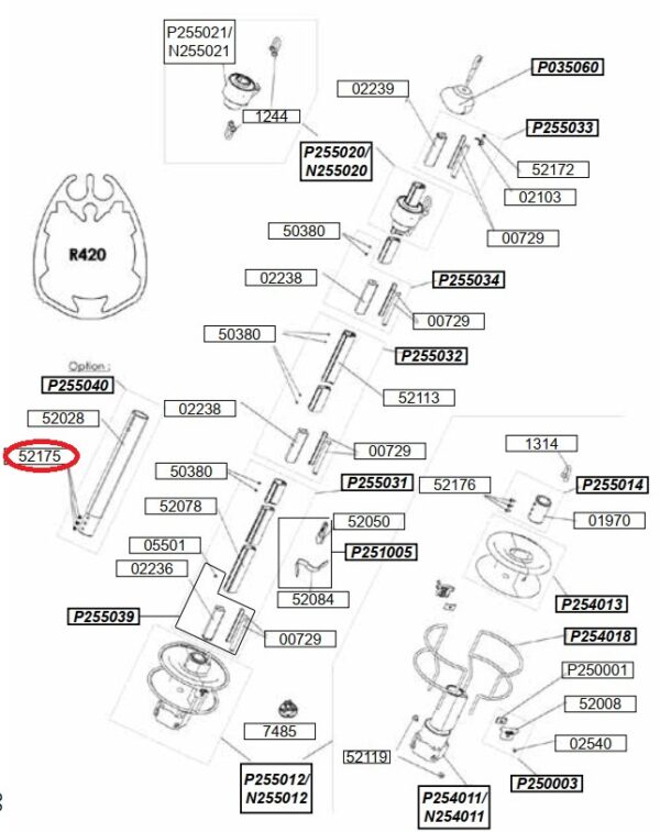 Profurl Screw for Turnbuckle Cylinder 52175