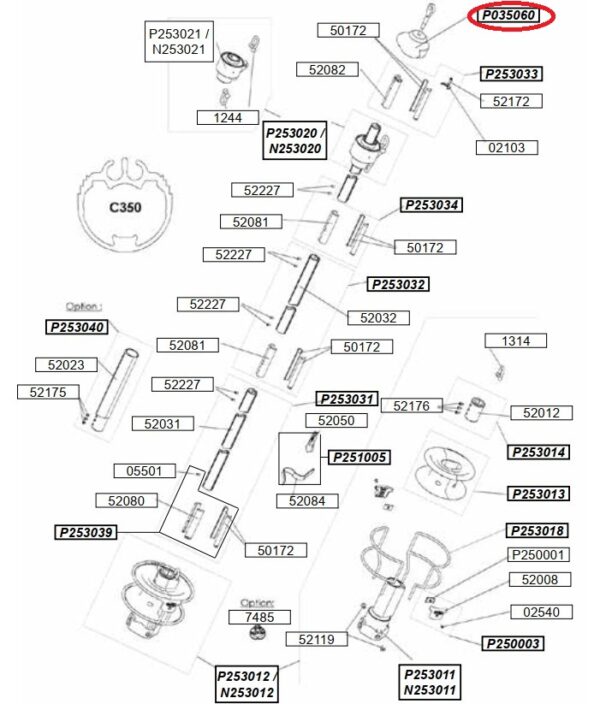 Profurl Wrapstop P035060