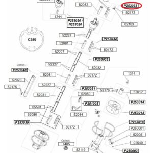 Profurl Complete Upper Bearing C350 P253033