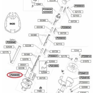 Profurl Lower Bearing Holder R420 P255039