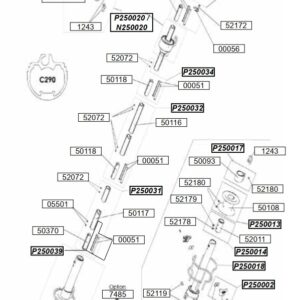 Profurl Furling System C290 Spare Parts