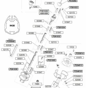 Profurl Furling System R430 Spare Parts