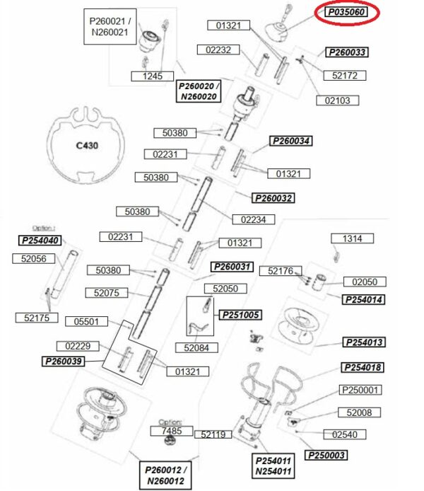Profurl Wrapstop P035060