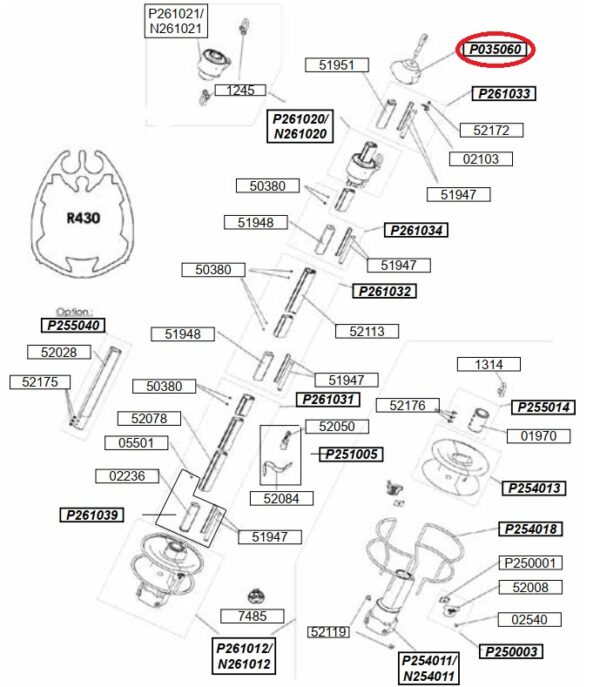 Profurl Wrapstop P035060