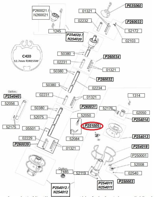 Profurl Complete Feeder & Velcro Strap P251005