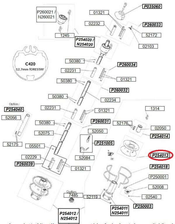 Profurl Complete Plastic Drum C420 R430 P254013