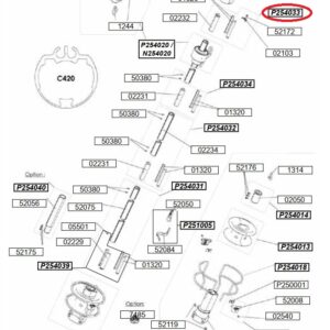 Profurl Complete Upper Bearing C420 P254033