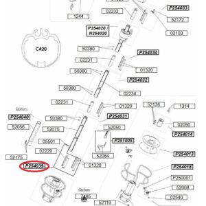 Profurl Lower Bearing Holder C420 P254039