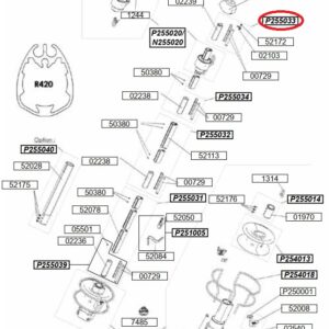 Profurl Complete Upper Bearing R420 P255033
