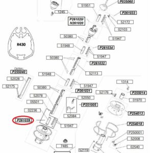 Profurl Lower Bearing Holder R430 P261039