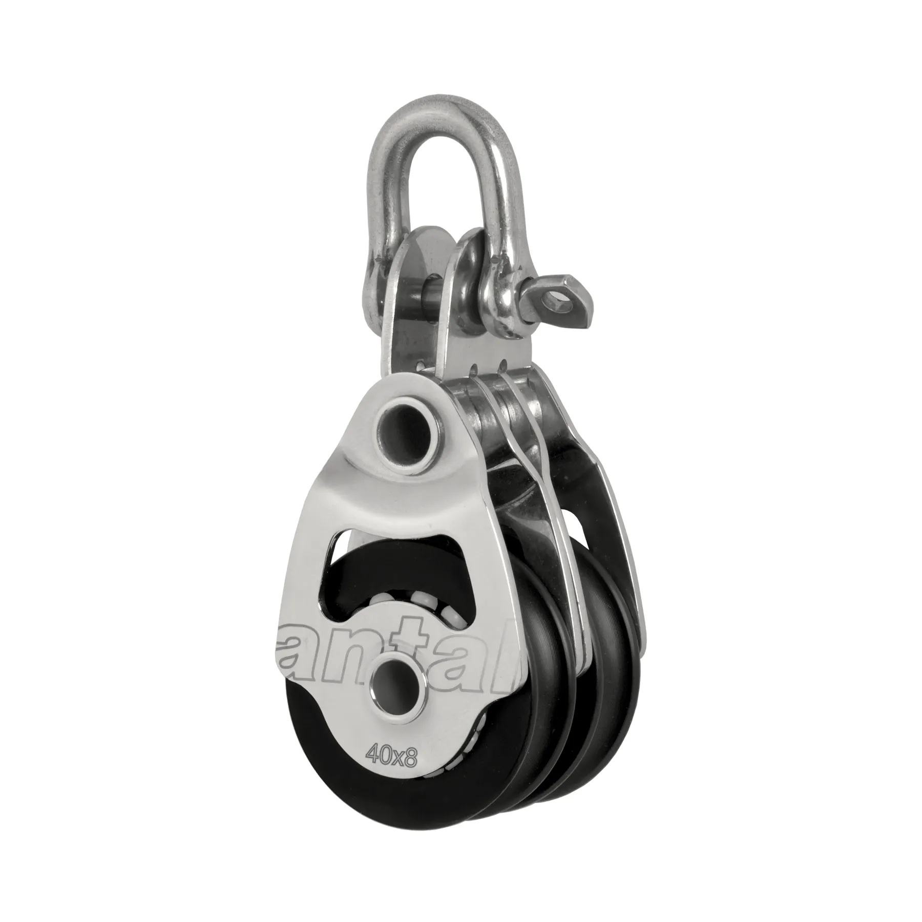 Antal Block Double S.Steel Mini 00403